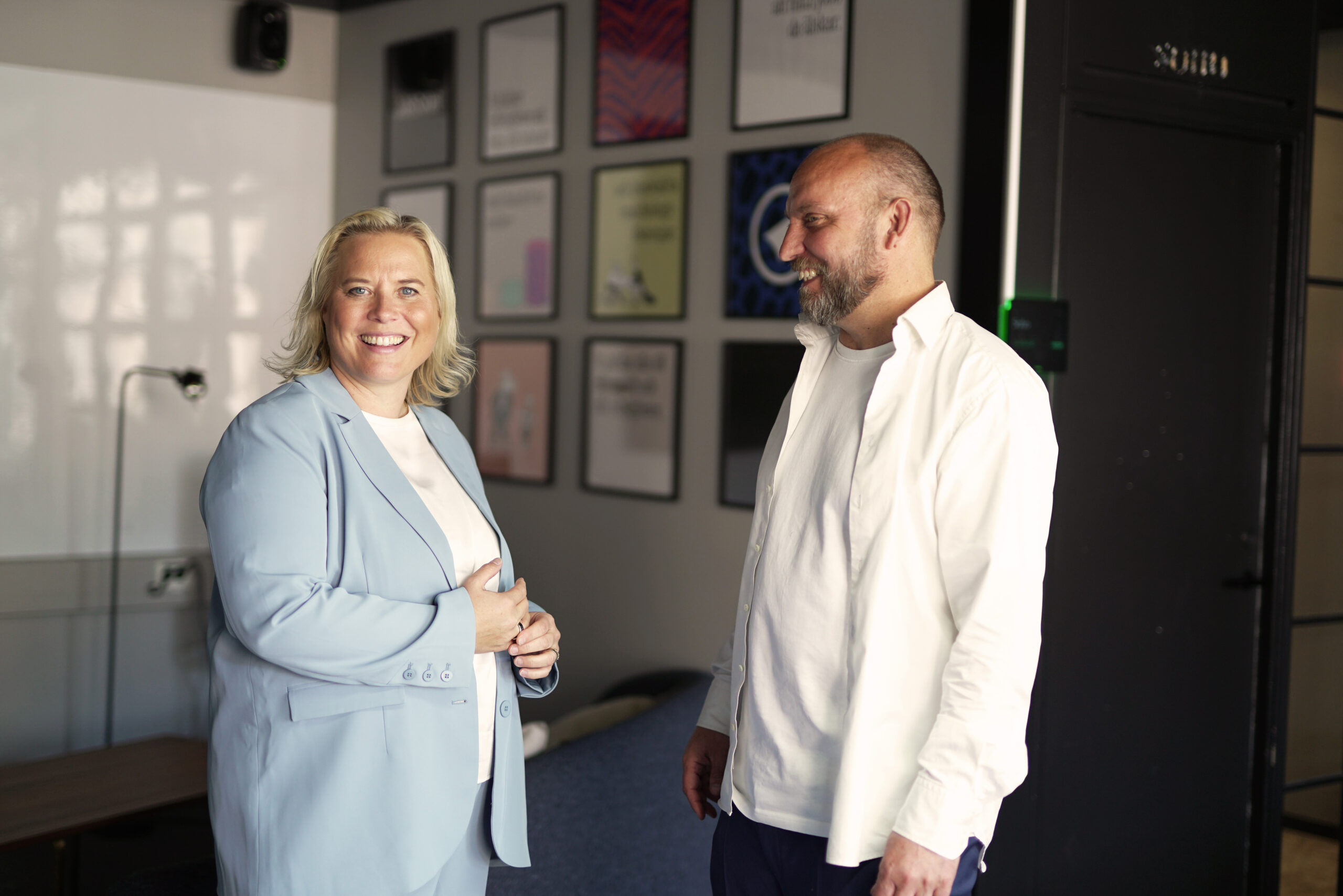 Tina och Daniel på JobbSafari